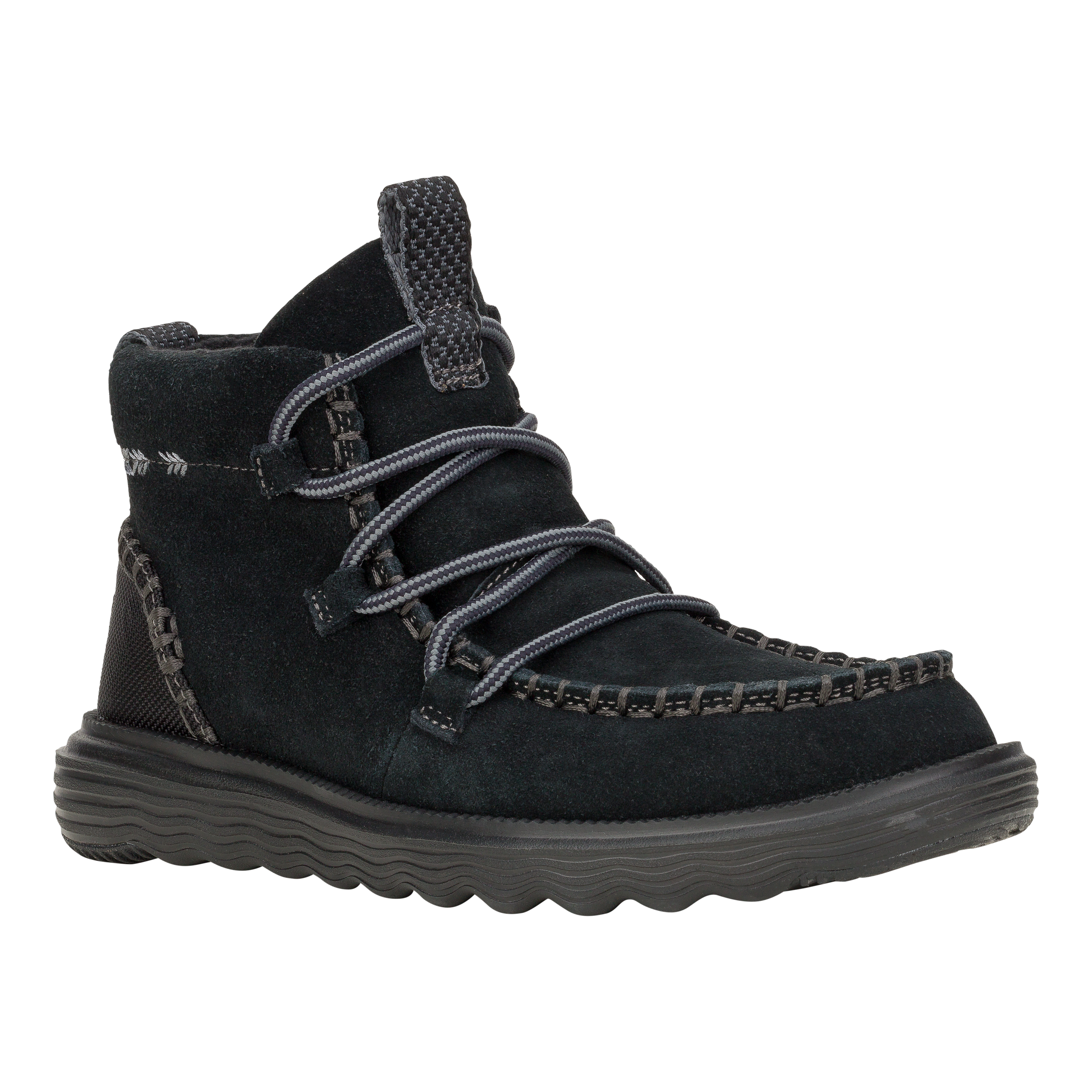 Reyes Suede - Black/Black - Image 7