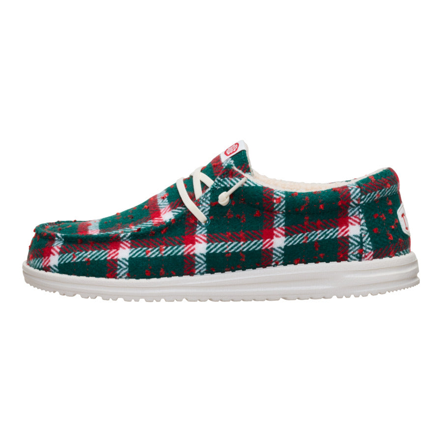 Wally Confetti Plaid Cozy - Red/Green/Multi