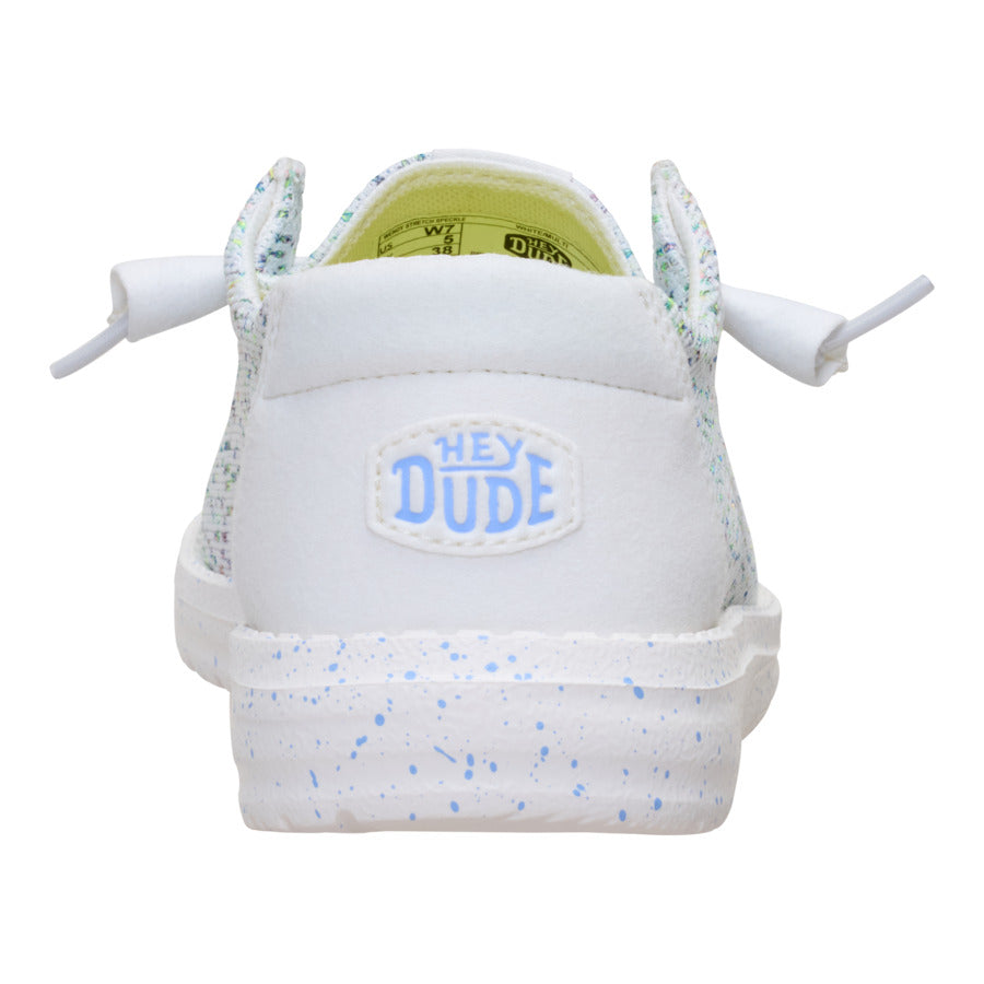 Wendy Stretch Speckle - White/Multi - Image 5